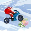 Santa Claus On Bike